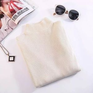 Turtleneck Pullovers shirt Slim-fit tight sweater